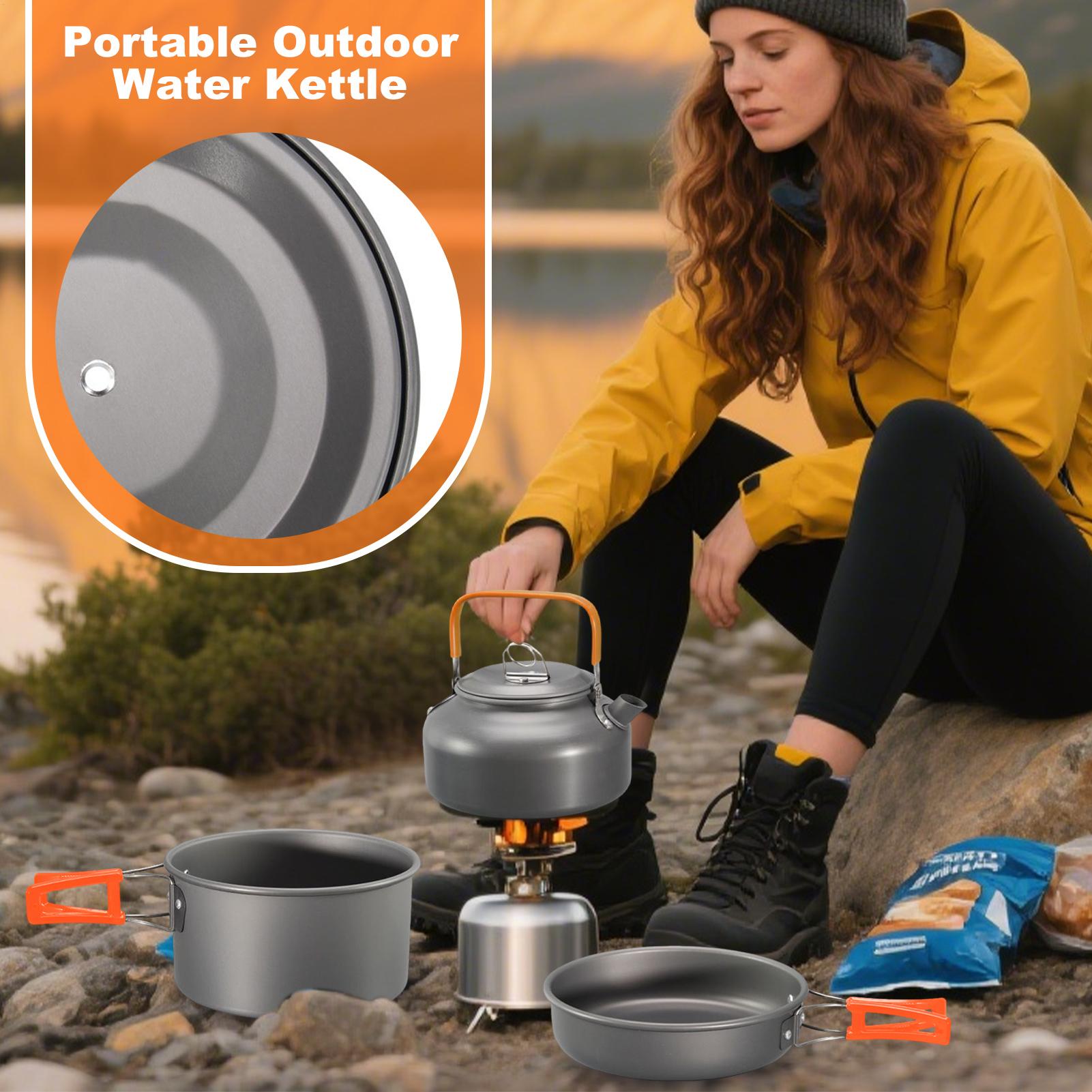 Peralatan Masak Camping Set Pa - Camping Cooking Set Non Stick ulasan dan harga