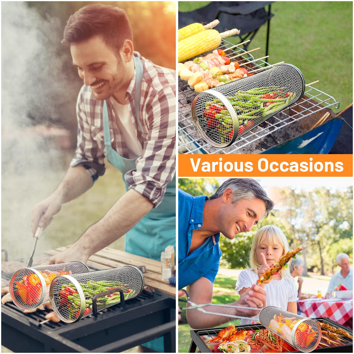 2 Buah Keranjang Pemanggang Be - Camping Cooking Set Non Stick ulasan dan harga