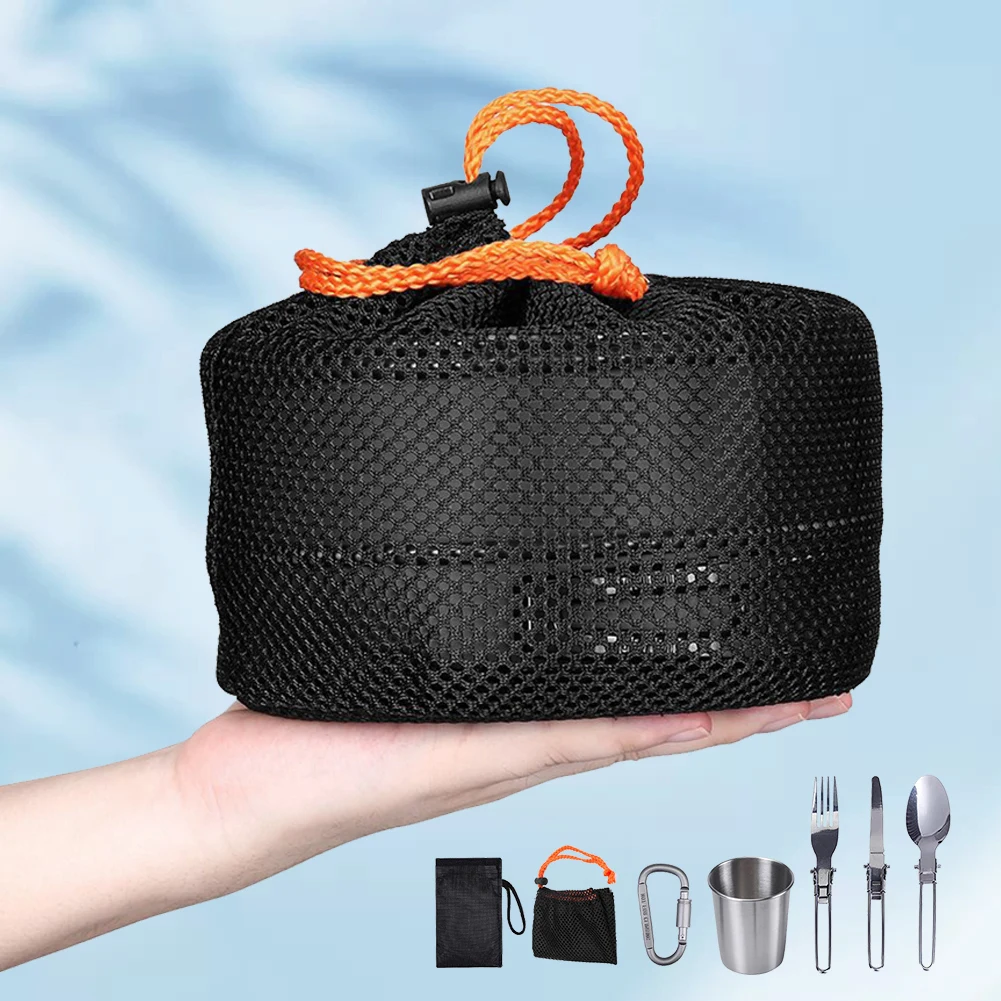 Peralatan Masak Berkemah Ketel - Camping Cooking Set Stainless Steel ulasan dan harga