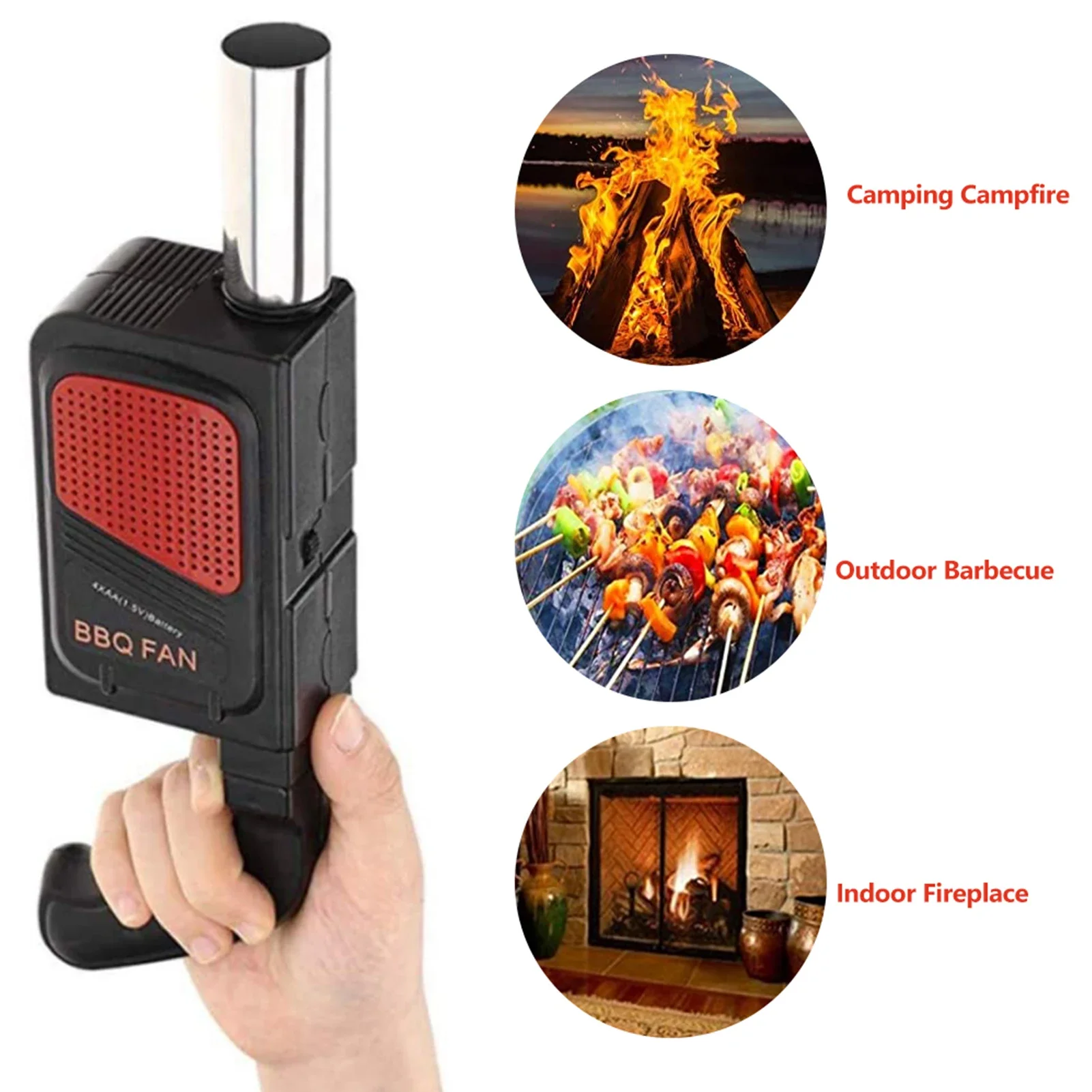 Kipas BBQ Elektrik Genggam Por - Camping Cooking Accessories ulasan dan harga