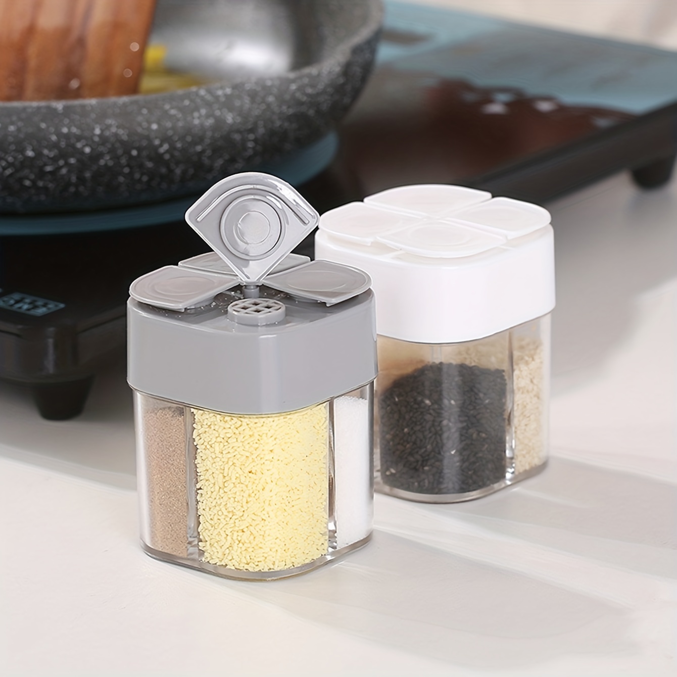 Pengocok bumbu berkemah 4in1,  - Camping Cooking Set Stainless Steel ulasan dan harga
