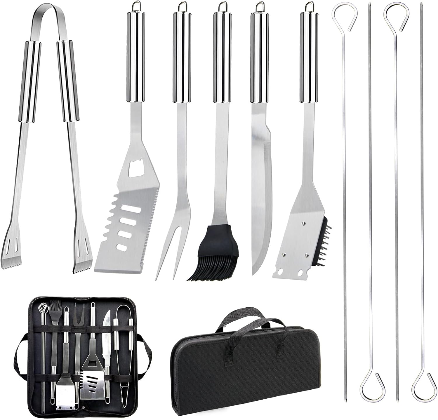 Set Peralatan Panggangan Stain - Camping Cooking Utensil Bag ulasan dan harga