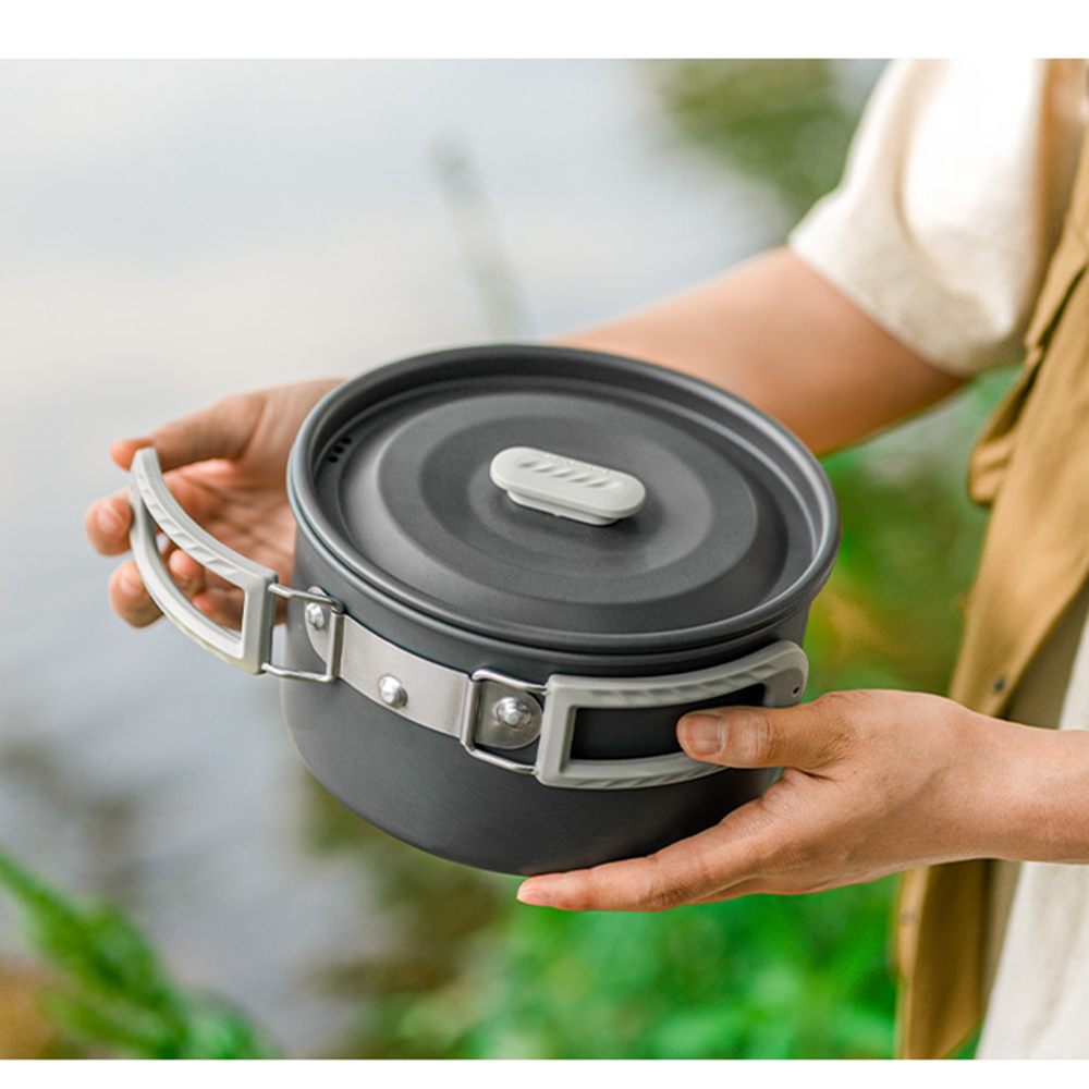 Naturehike Set panci luar ruan - Camping Cooking Set Stainless Steel ulasan dan harga