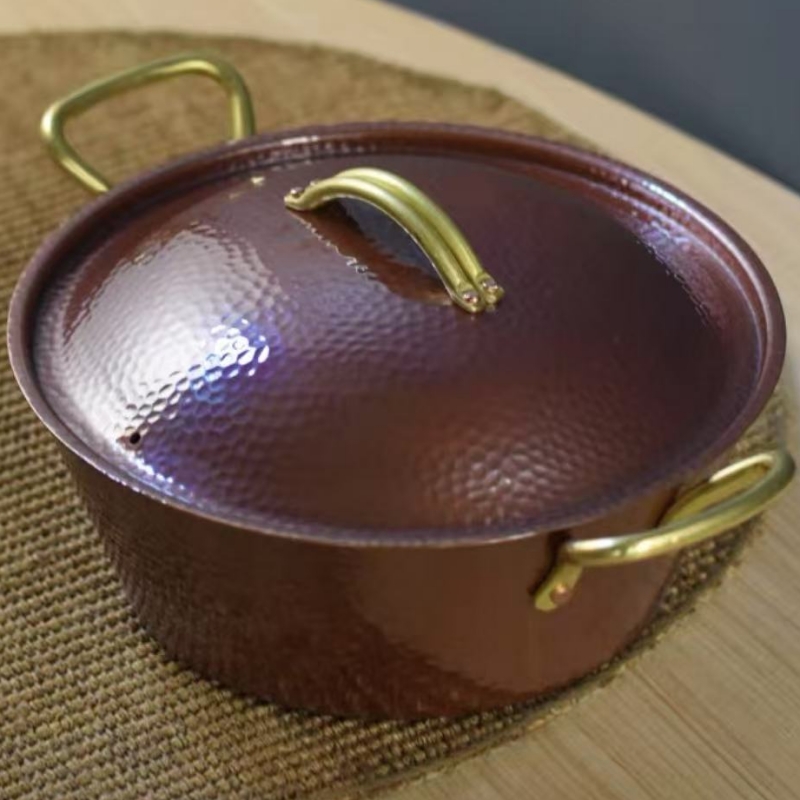 Panci Tembaga Vintage Buatan T - Camping Cooking Pot With Lid ulasan dan harga